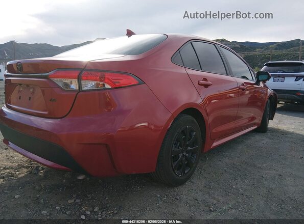 5YFEPMAE7MP257011 2021 TOYOTA LL Red Задня права чверть