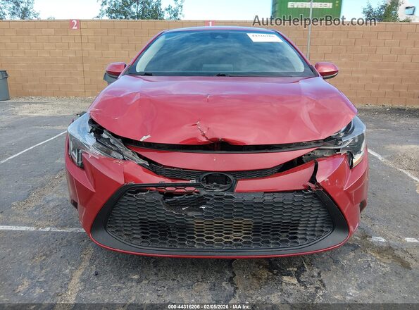 5YFEPMAE7MP257011 2021 TOYOTA LL Red Вид щитка приладів