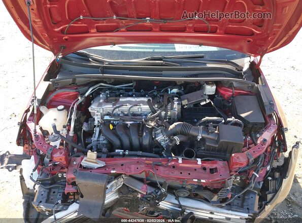 5YFEPMAE8NP374985 2022 TOYOTA LL Maroon Rear view