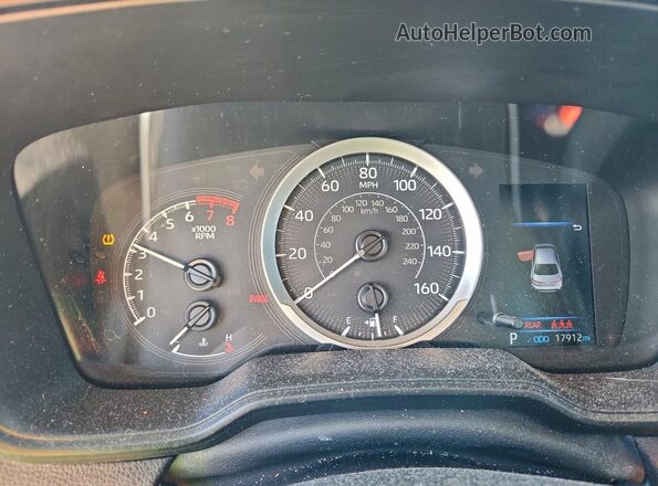 5YFEPMAEXNP363597 2022 TOYOTA LL Серебряный Вид щитка приборов