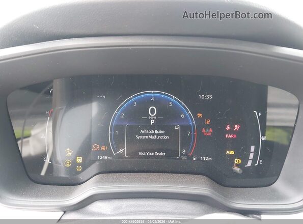 5YFS4MCE4TP257751 2026 TOYOTA LL White Հետևի նստատեղերի տեսք