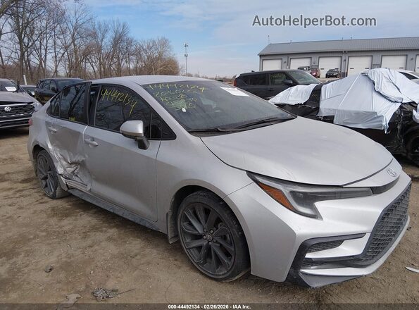 5YFS4MCE7RP215809 2024 TOYOTA LL Silver Вид спереду