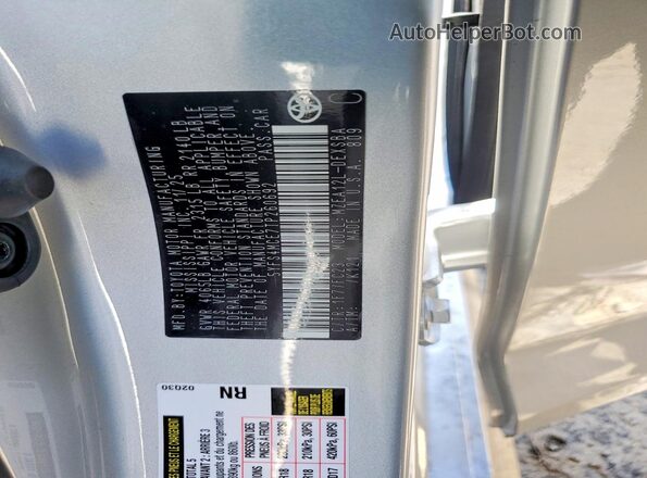 5YFS4MCE7TP260692 2026 TOYOTA LL Silver 