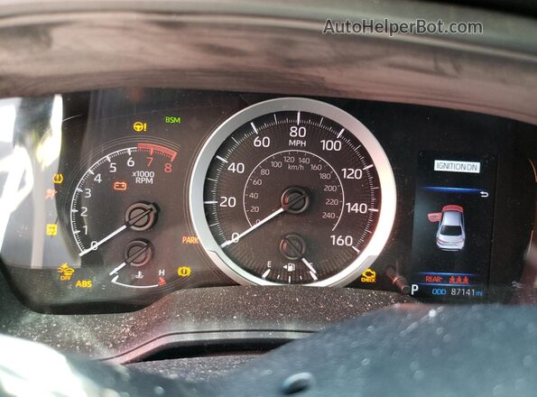 5YFVPMAE3NP301877 2022 TOYOTA LL Черный Вид щитка приборов