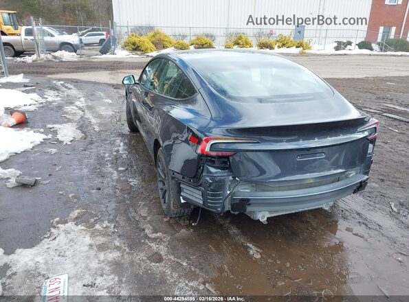 5YJ3E1EA0SF024261 2025 TESLA MODEL 3 Gray Trasero izquierdo