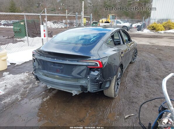 5YJ3E1EA0SF024261 2025 TESLA MODEL 3 Gray Trasero derecho