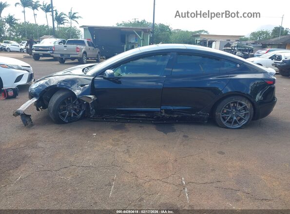 5YJ3E1EA2NF125824 2022 TESLA MODEL 3 Black Սալոնի հետևի տեսք