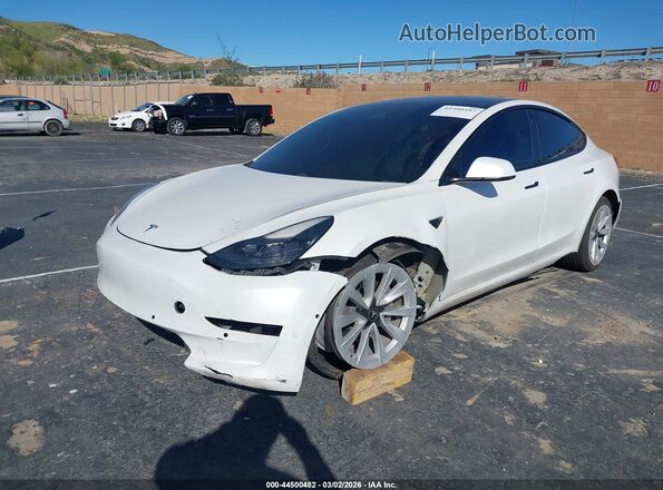 5YJ3E1EB2MF075949 2021 TESLA MODEL 3 White 