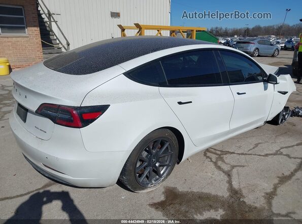 5YJ3E1EB2MF983446 2021 TESLA MODEL 3 Белый Задняя правая четверть