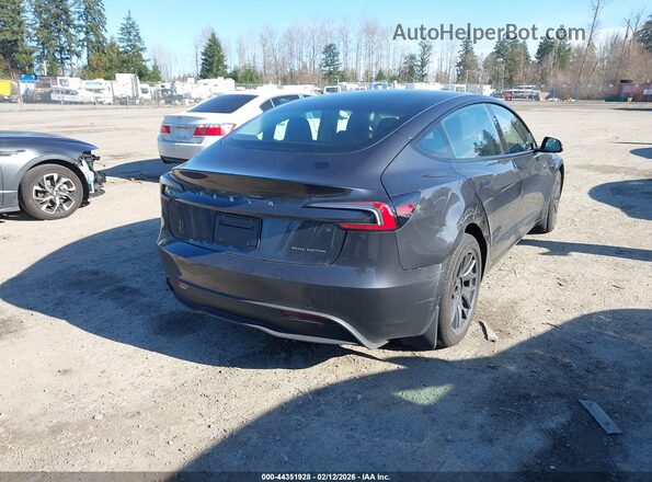 5YJ3E1EB2RF849754 2024 TESLA MODEL 3 Gray Rear right