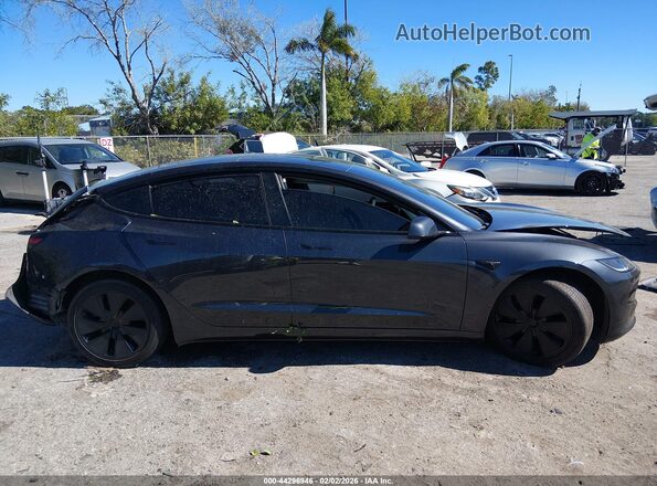 5YJ3E1EB2SF904130 2025 TESLA MODEL 3 Black ხელსაწყოთა პანელის ხედი