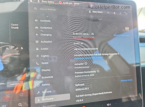 5YJ3E1EB3KF237276 2019 TESLA MODEL Black 