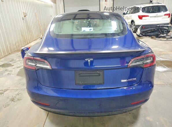 5YJ3E1EB3KF368109 2019 TESLA MODEL Blue 