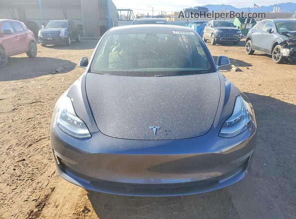 5YJ3E1EB3KF477346 2019 TESLA MODEL Gray 