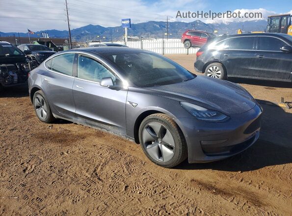 5YJ3E1EB3KF477346 2019 TESLA MODEL Gray 