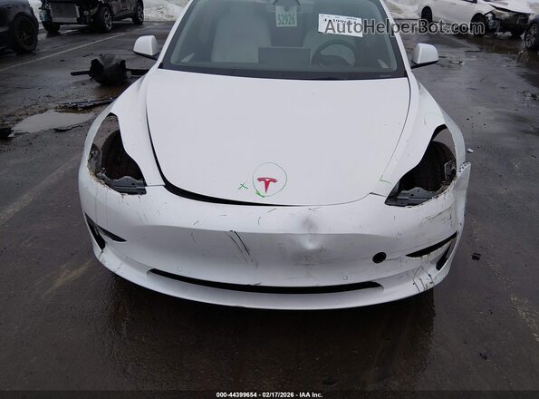 5YJ3E1EB3NF273229 2022 TESLA MODEL 3 White Вид спереду