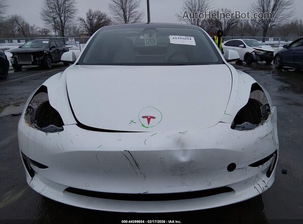 5YJ3E1EB3NF273229 2022 TESLA MODEL 3 White Вид щитка приладів
