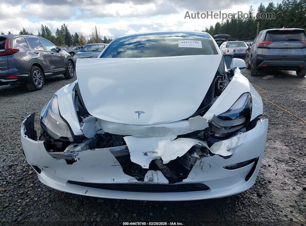 5YJ3E1EB3NF307797 2022 TESLA MODEL 3 White Вид задньої частини салону