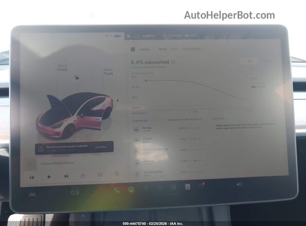 5YJ3E1EB3NF307797 2022 TESLA MODEL 3 White 