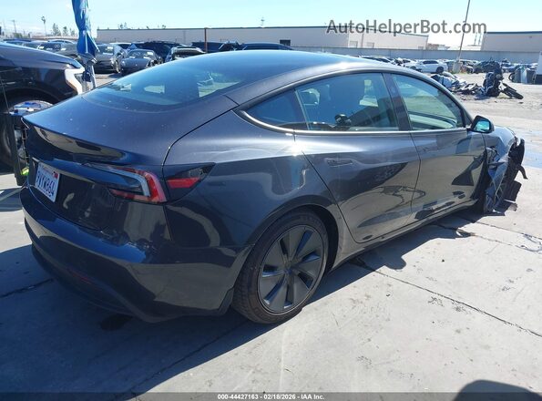 5YJ3E1EB3TF118645 2026 TESLA MODEL 3 Gray Rear right