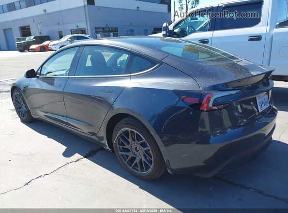 5YJ3E1EB3TF118645 2026 TESLA MODEL 3 Gray Rear left