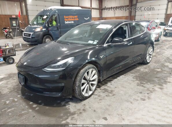 5YJ3E1EB4JF110048 2018 TESLA MODEL 3 Black Vista tres cuartos delantera izquierda
