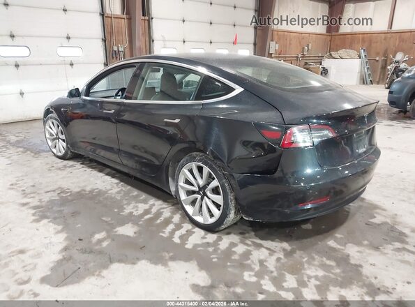 5YJ3E1EB4JF110048 2018 TESLA MODEL 3 Black Trasero izquierdo
