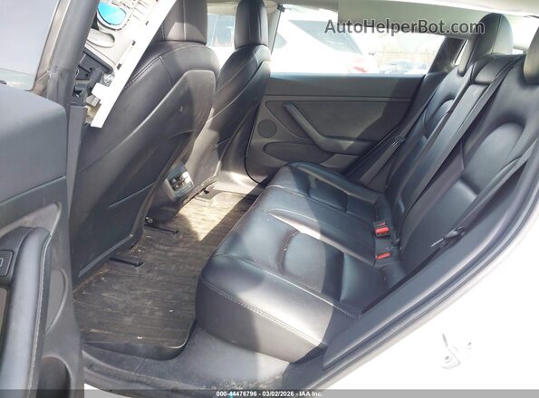 5YJ3E1EB4MF048400 2021 TESLA MODEL 3 White Widok naklejki z numerem VIN