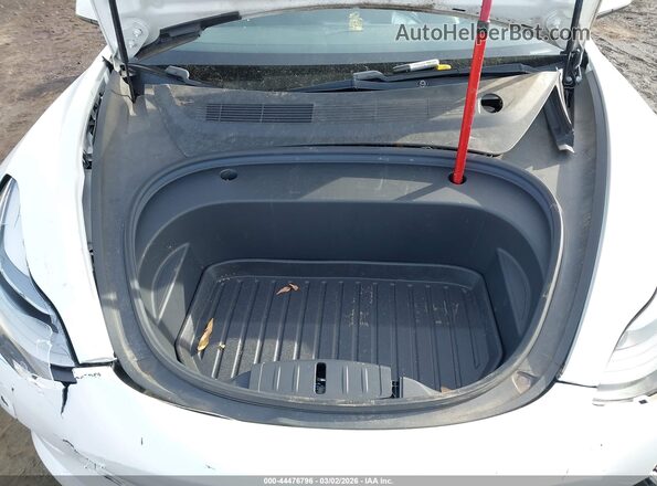5YJ3E1EB4MF048400 2021 TESLA MODEL 3 White Widok z tyłu