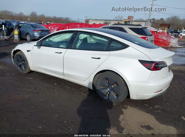 5YJ3E1EB4MF048400 2021 TESLA MODEL 3 White Tył lewy