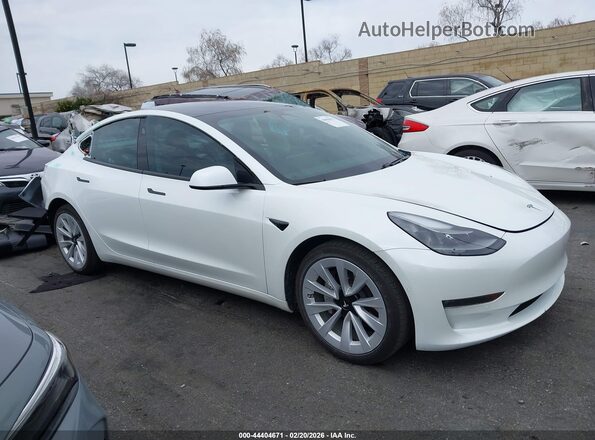 5YJ3E1EB4MF942915 2021 TESLA MODEL 3 White 