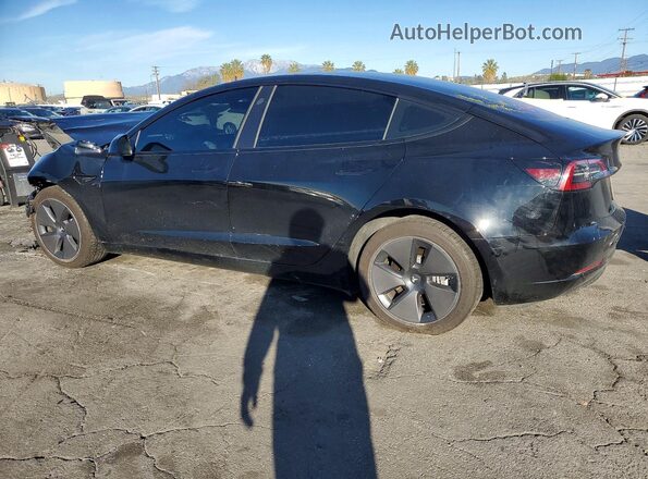 5YJ3E1EB5PF607876 2023 TESLA MODEL Black Trasero izquierdo