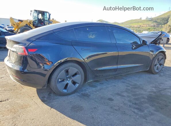 5YJ3E1EB5PF607876 2023 TESLA MODEL Black Trasero derecho