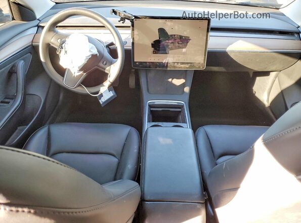 5YJ3E1EB5PF607876 2023 TESLA MODEL Black Vista del salpicadero