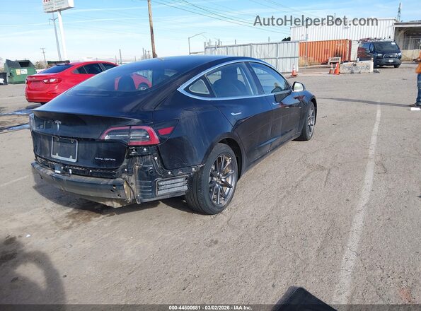 5YJ3E1EB6JF077148 2018 TESLA MODEL 3 Black Tył prawy