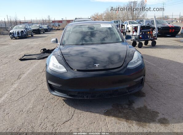 5YJ3E1EB6JF077148 2018 TESLA MODEL 3 Black Widok zestawu wskaźników