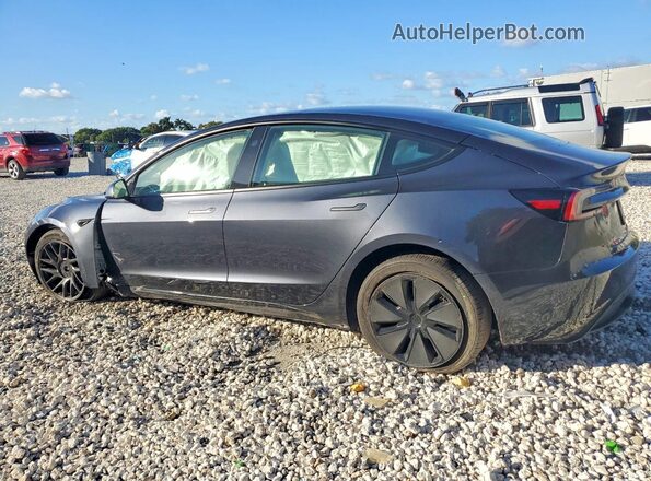 5YJ3E1EB6SF987805 2025 TESLA MODEL Gray Задня ліва чверть
