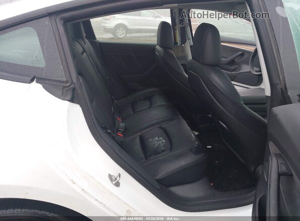 5YJ3E1EB7NF207931 2022 TESLA MODEL 3 Белый Вид наклейки с VIN-кодом