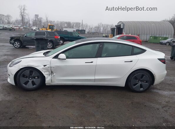 5YJ3E1EB7NF207931 2022 TESLA MODEL 3 Белый Вид задней части салона