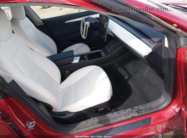 5YJ3E1EB7NF276411 2022 TESLA MODEL 3 Red 
