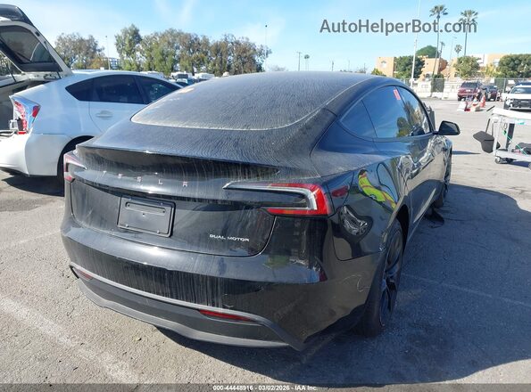 5YJ3E1EB7SF939181 2025 TESLA MODEL 3 Черный Задняя правая четверть