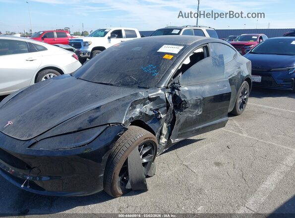 5YJ3E1EB7SF939181 2025 TESLA MODEL 3 Черный Вид спереди
