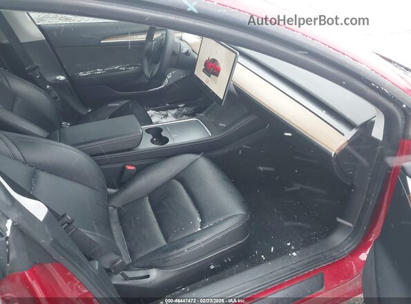 5YJ3E1EC4NF307414 2022 TESLA MODEL 3 Red Սալոնի դիմացի տեսք