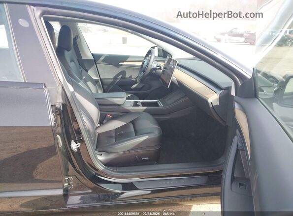 5YJ3E1EC7MF030188 2021 TESLA MODEL 3 Black წინა სალონის ხედი