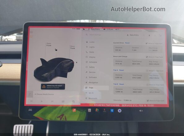 5YJ3E1EC7MF030188 2021 TESLA MODEL 3 Black 