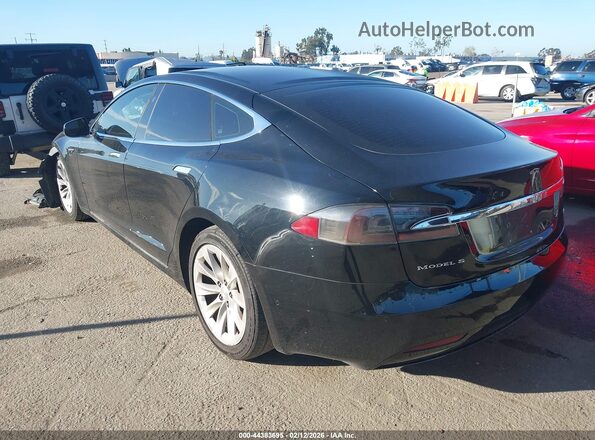 5YJSA1E18HF210565 2017 TESLA MODEL S Black Задня ліва чверть