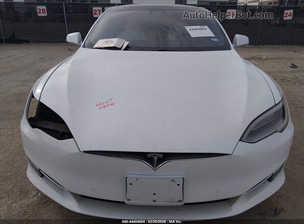 5YJSA1E22HF186983 2017 TESLA MODEL S Белый Вид спереди
