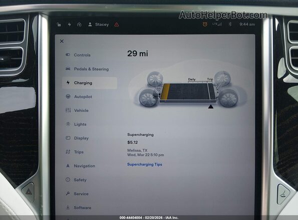 5YJSA1E22HF186983 2017 TESLA MODEL S Белый 