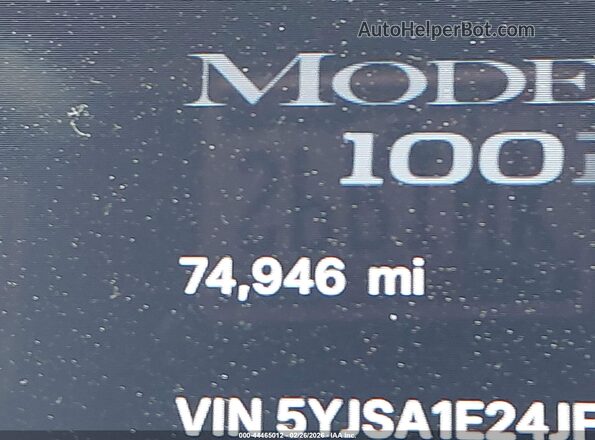 5YJSA1E24JF293426 2018 TESLA MODEL S Blue 