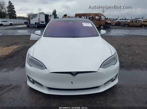 5YJSA1E28KF348302 2019 TESLA MODEL S White Սալոնի հետևի տեսք